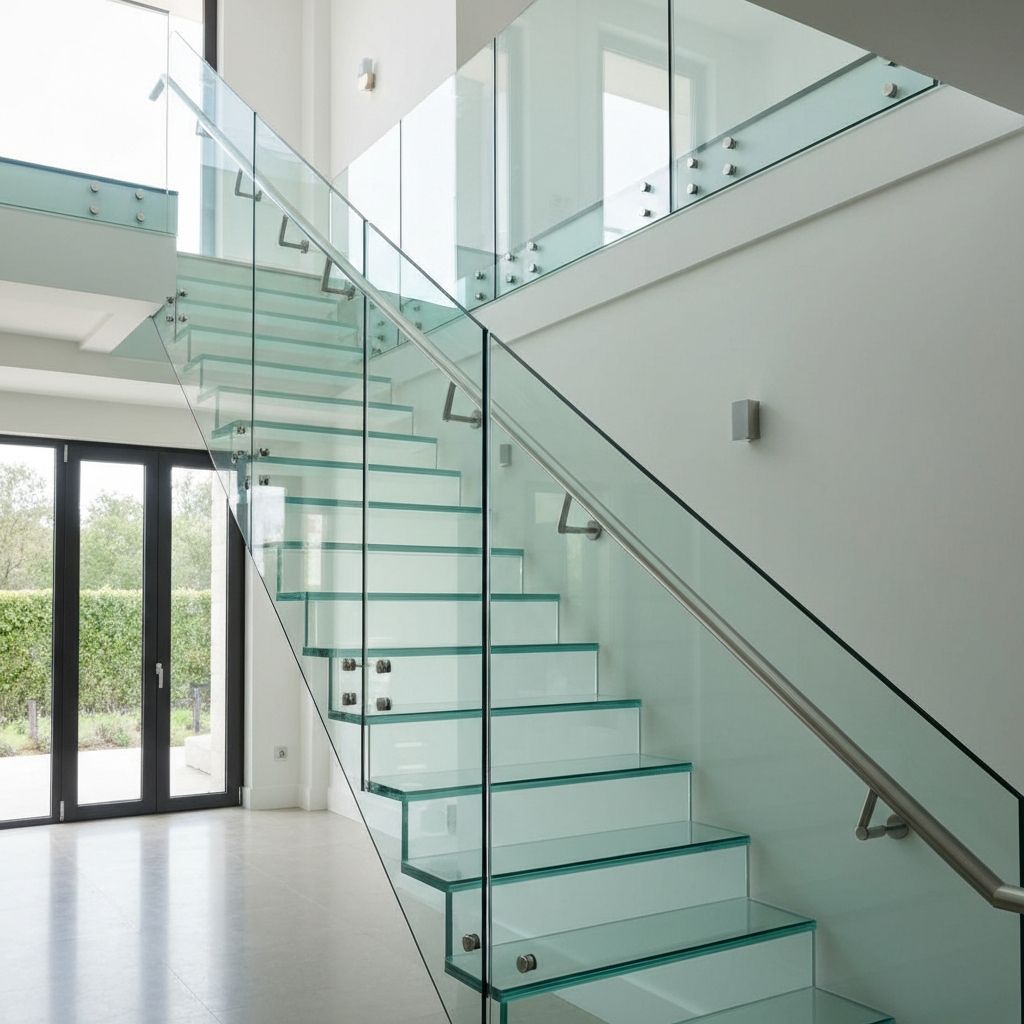 Escalier verre - Installation garde-corps escalier verre Saint-Tropez Var